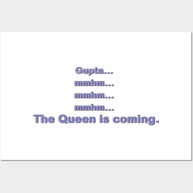 The Princess Diaries The Queen is Coming Wall Art by baranskini